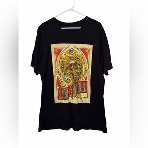 Rise Against Band Black Graphic T-Shirt Size XL